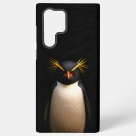 ブラック4ルクスGalaxy S22 Ultra、イワトビペンギン Samsung Galaxy S22 Ultraケース