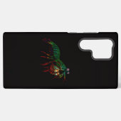ブラック4ルクスGalaxy S22 Ultra、シャコ Samsung Galaxyケース (裏面横)