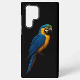 ブラック4ルクスGalaxy S22 Ultra、ルアウコンゴウインコ Samsung Galaxy S22 Ultraケース
