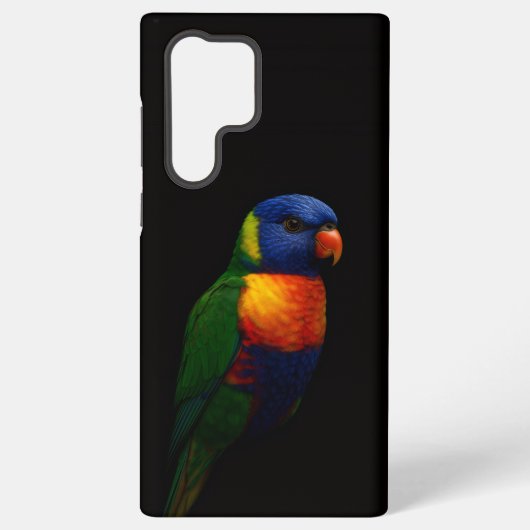 ブラック4ルクスGalaxy S22 Ultra、ロリキート Samsung Galaxyケース (裏面)