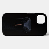 ブラック4ルクスiPhone 13ケース ブラックマンバのエレガンス Case-Mate iPhoneケース (裏面 (横))