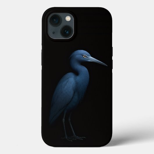 ブラック4ルクスiPhone 13、コシアカツルムラサギサギ Case-Mate iPhoneケース (裏面)