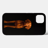 ブラック4ルクスiPhone 13、敏捷なヴィスラ犬 Case-Mate iPhoneケース (裏面 (横))