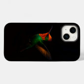 ブラック4ルクスiPhone 14ケースメイト、タフテッドコケット Case-Mate iPhoneケース (裏面 (横))