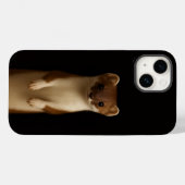 ブラック4ルクスiPhone 14ケース エレガントウィーゼル Case-Mate iPhoneケース (裏面 (横))