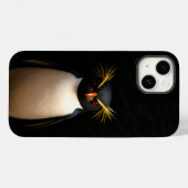 ブラック4ルクスiPhone 14 Mate、イワトビペンギン Case-Mate iPhoneケース (裏面 (横))
