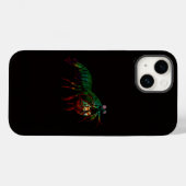 ブラック4ルクスiPhone 14 Mate、シャコ Case-Mate iPhoneケース (裏面 (横))