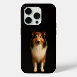 ブラック4ルクスiPhone 15 Proケースメイト、忠実なコリー犬 iPhone 15 Proケース