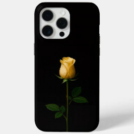 ブラック4ルクスiPhone 15 Pro Max、陽光の黄色いバラ iPhone 15 Pro Maxケース