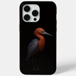 ブラック4ルクスiPhone 15 Pro Max、Reddish Egret iPhone 15 Pro Maxケース