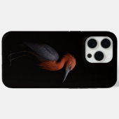 ブラック4ルクスiPhone 15 Pro Max、Reddish Egret Case-Mate iPhoneケース (裏面 (横))