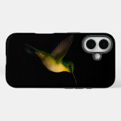 ブラック4ルクスiPhone 16ケースメイト、飛翔する鳥 Case-Mate iPhoneケース (裏面 (横))