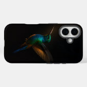 ブラック4ルクスiPhone 16ケースメイト、飛翔する鳥 Case-Mate iPhoneケース (裏面 (横))