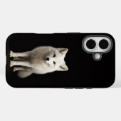 ブラック4ルクスiPhone 16 Mate、アイシイアークティックフォックス Case-Mate iPhoneケース (裏面 (横))