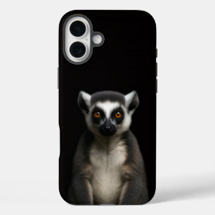 ブラック4ルクスiPhone 16 Plus、ジェントル・レミュール iPhone 16 Plusケース