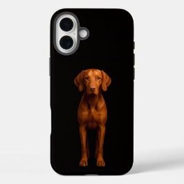 ブラック4ルクスiPhone 16 Plus、敏捷なヴィスラ犬 iPhone 16 Plusケース
