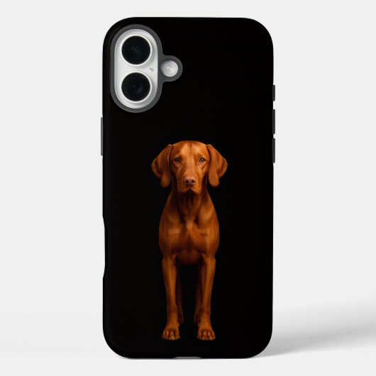 ブラック4ルクスiPhone 16 Plus、敏捷なヴィスラ犬 Case-Mate iPhoneケース (裏面)