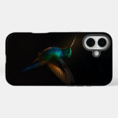 ブラック4ルクスiPhone 16 Plus Case-Mate、飛翔する鳥 Case-Mate iPhoneケース (裏面 (横))