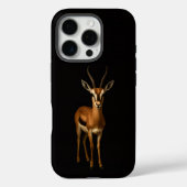 ブラック4ルクスiPhone 16 Pro、エレガントガゼラ Case-Mate iPhoneケース (裏面)