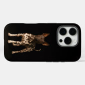 ブラック4ルクスiPhone 16 Pro、ヘアレス・テリア犬 Case-Mate iPhoneケース (裏面 (横))