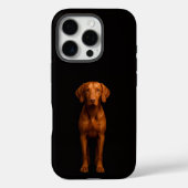 ブラック4ルクスiPhone 16 Pro、敏捷なヴィスラ犬 Case-Mate iPhoneケース (裏面)