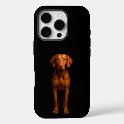 ブラック4ルクスiPhone 16 Pro、敏捷なヴィスラ犬 Case-Mate iPhoneケース (裏面)