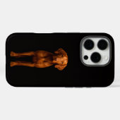 ブラック4ルクスiPhone 16 Pro、敏捷なヴィスラ犬 Case-Mate iPhoneケース (裏面 (横))