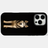 ブラック4ルクスiPhone 16 Pro Max、アイスエリートハスキー Case-Mate iPhoneケース (裏面 (横))