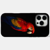 ブラック4ルクスiPhone 16 Pro Max 、スカーレットパロット Case-Mate iPhoneケース (裏面 (横))