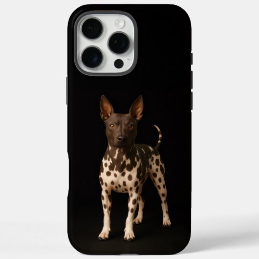 ブラック4ルクスiPhone 16 Pro Max、ヘアレス・テリア Case-Mate iPhoneケース (裏面)