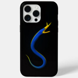 ブラック4ルクセアイホン15 Pro Maxブルーリボンウナギ iPhone 15 Pro Maxケース