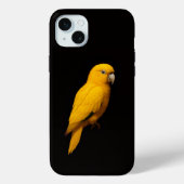 ブラック4ルクセ ゴールデンパラキート Case-Mate iPhoneケース (裏面)