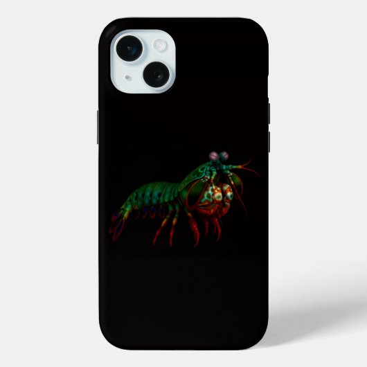 ブラック4ルクセ シャコ iPhone 15 Plus Case-Mate iPhoneケース (裏面)