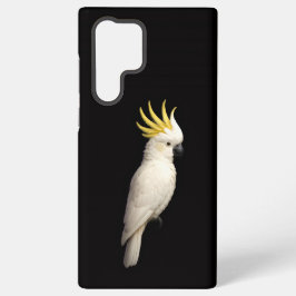 ブラック4ルクセGalaxy S22 Ultra、オウムオカメインコ Samsung Galaxy S22 Ultraケース