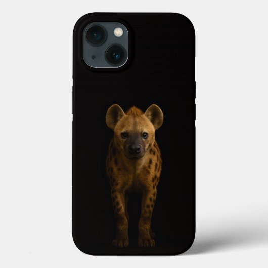 ブラック4ルクセiPhone 13、野生のブチハイエナ Case-Mate iPhoneケース (裏面)