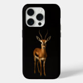 ブラック4ルクセiPhone 15 Pro Mate、エレガントガゼル Case-Mate iPhoneケース (裏面)