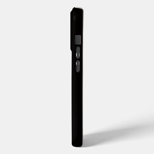 ブラック4ルクセiPhone 15 Pro Mate、エレガントガゼル Case-Mate iPhoneケース (裏面 / 左)