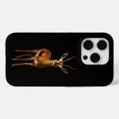 ブラック4ルクセiPhone 15 Pro Mate、エレガントガゼル Case-Mate iPhoneケース (裏面 (横))