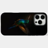 ブラック4ルクセiPhone 16 Pro Maxケース、飛翔する鳥 Case-Mate iPhoneケース (裏面 (横))