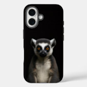 ブラック4 ラクシィ iPhone 16 Mate やさしいワオキツネズミ Case-Mate iPhoneケース (裏面)