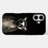 ブラック4 ラクシィ iPhone 16 Mate やさしいワオキツネズミ Case-Mate iPhoneケース (裏面 (横))