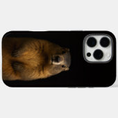 ブラック4 ラクシィ iPhone 16 Pro Max, フラッフィーマーモット Case-Mate iPhoneケース (裏面 (横))