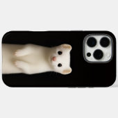 ブラック4 ラクシィ iPhone 16 Pro Max、上品なイタチのデザイン Case-Mate iPhoneケース (裏面 (横))