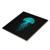 ブラック4 ラクセ タイル ネオン グリーン クラゲ (側面)
