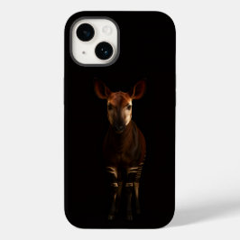 ブラック4 ラクセ iPhone 14 Mate、フォレストオカピ Case-Mate iPhone 14ケース