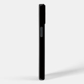 ブラック4 ラクセ iPhone 14 Mate、純白のバラ Case-Mate iPhoneケース (裏面 / 右)
