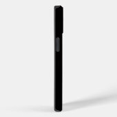ブラック4 ラクセ iPhone 14 Mate、静かなチンパンジー Case-Mate iPhoneケース (裏面 / 右)