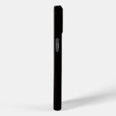 ブラック4 ラクセ iPhone 15 Mate、ホオジロザメ Case-Mate iPhoneケース (裏面 / 右)