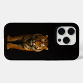 ブラック4 ラクセ iPhone 15 Pro マット、ノーブルタイガー Case-Mate iPhoneケース (裏面 (横))