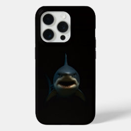ブラック4 ラクセ iPhone 15 Pro Mate、ホホジロザメ Proケース